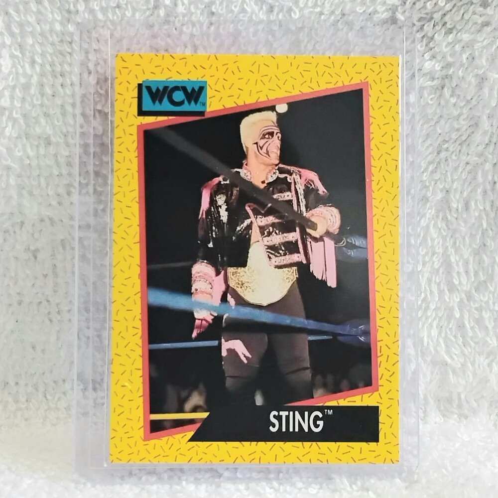 5/$20 Excellent 1991 Impel Sting WCW Wrestling Card 4!!